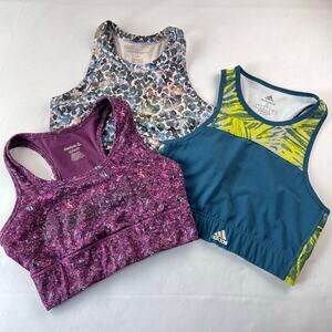 Adidas Reebok Harmony Balance Women's Athletic Sports Bra Lot Racer Back Small